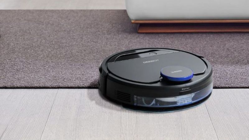 Robot hút bụi, lau nhà Ecovacs có khả năng tránh đồ vật và cầu thang