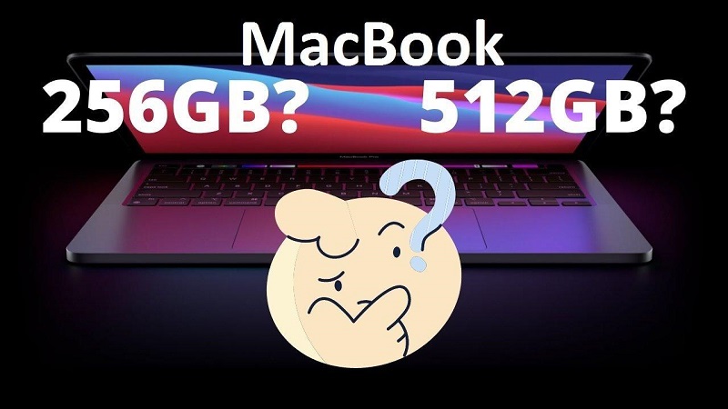 Người dùng có thể căn cứ vào nhu cầu sử dụng để lựa chọn các mẫu MacBook có dung lượng lưu trữ phù hợp