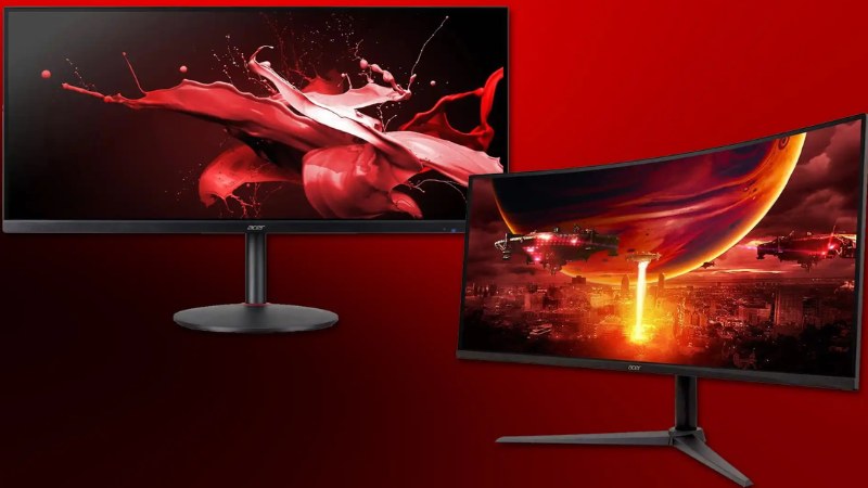 Màn hình gaming của Acer cũng nổi tiếng với các dòng sản phẩm chất lượng như Predator và Nitro