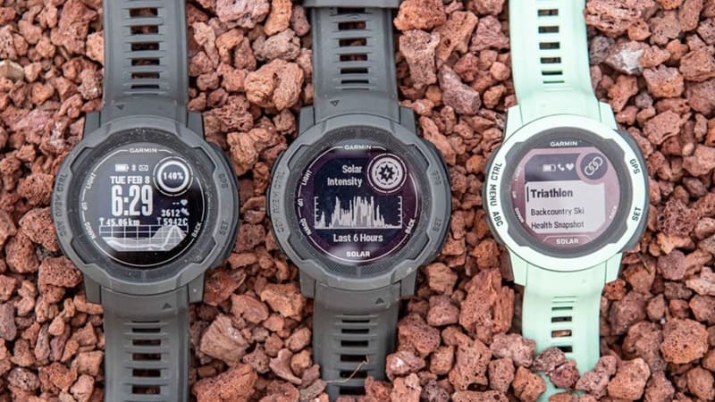 Garmin Instinct Solar có nhiều sự lựa chọn kích thước với thiết kế có độ bền cao