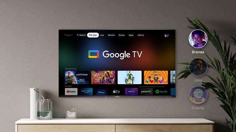 Sản phẩm Google TV.